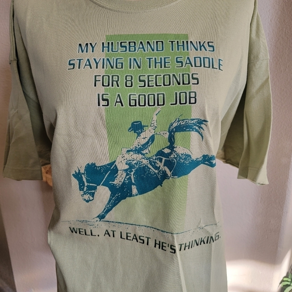 Wrangler Women's Tshirt Rodeo Bullriding SZ XL